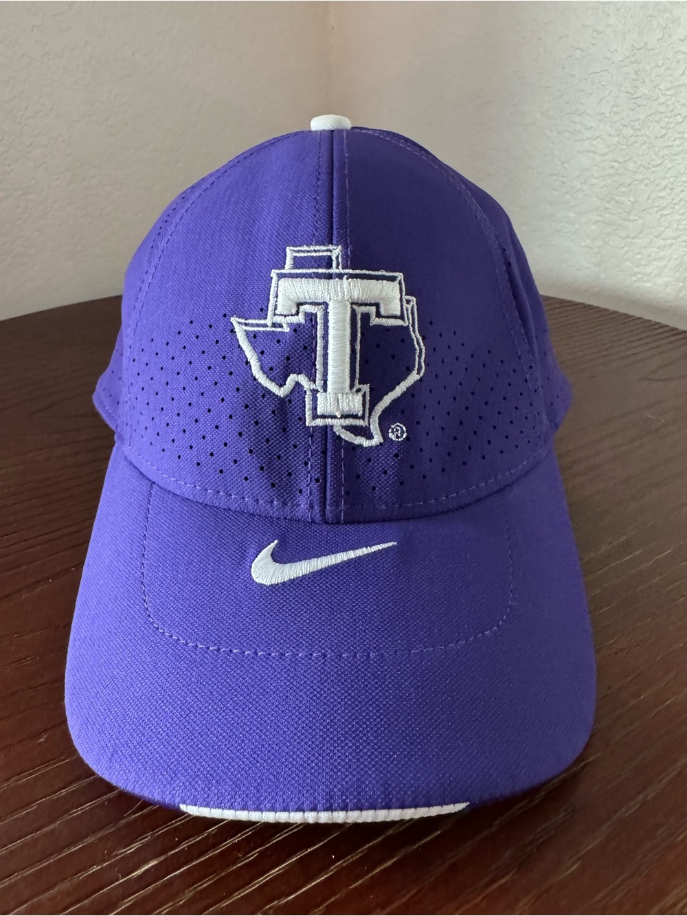 Nike Legacy Dri-Fit Tarleton State University Texas Purple Baseball Cap Hat